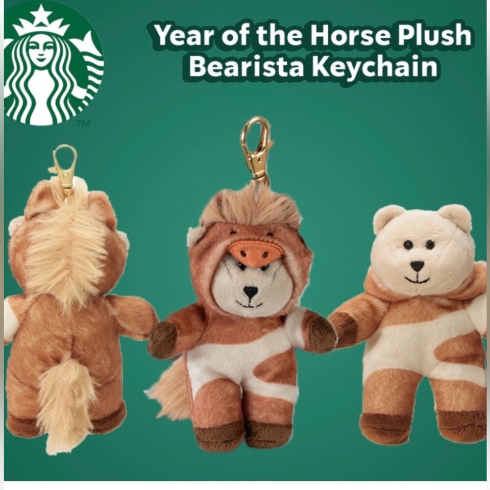 Starbucks Celebrates Year of the Horse with this Adorable Bearista Horse Plush